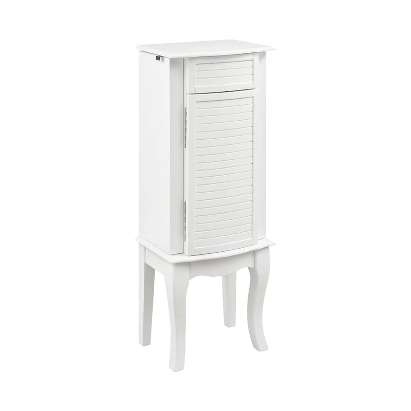 Rechteckiger Schmuckschrank - 35.5 - Weiß