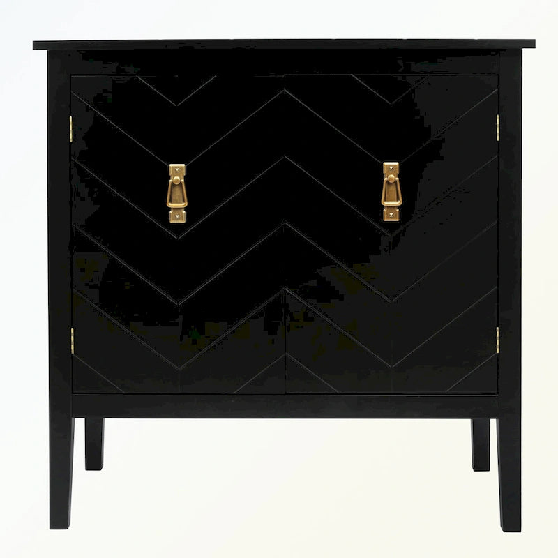 2 Door Wooden Sideboard Cabinet