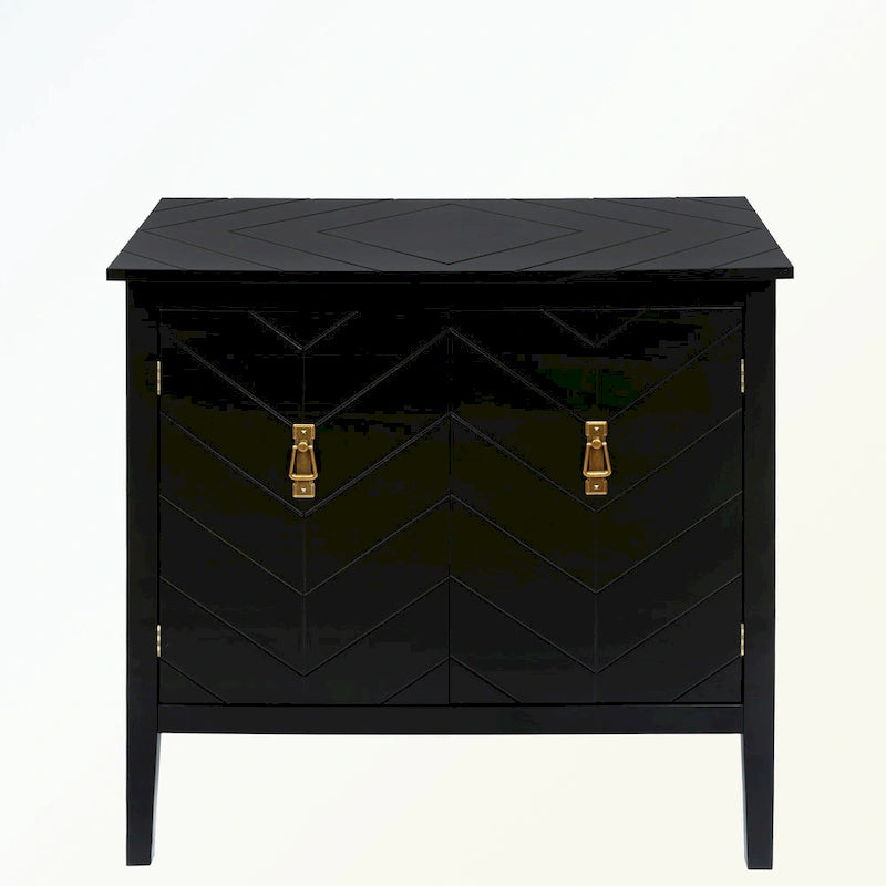 2 Door Wooden Sideboard Cabinet