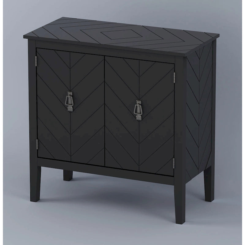 2 Door Wooden Sideboard Cabinet