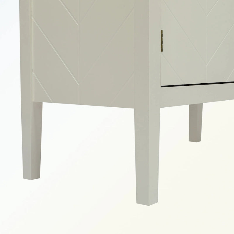 2 Door Wooden Sideboard Cabinet