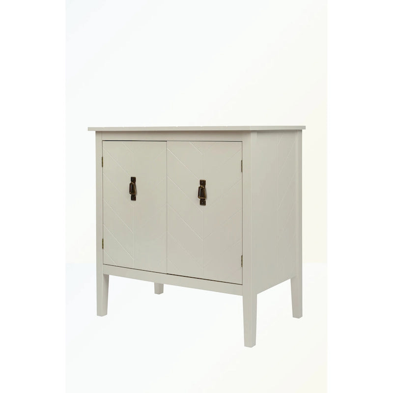 2 Door Wooden Sideboard Cabinet