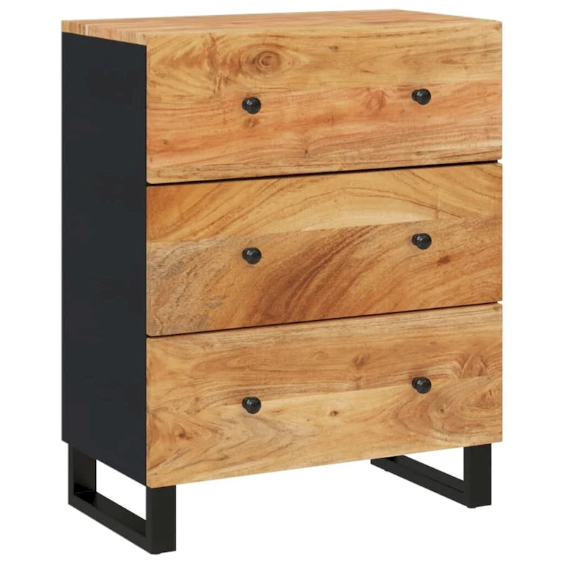 Aufbewahrungsschrank als dekoratives Sideboard und Konsolenschrank mit Schubladen