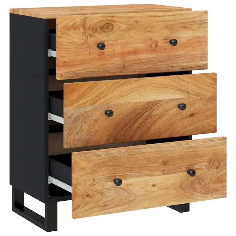 Aufbewahrungsschrank als dekoratives Sideboard und Konsolenschrank mit Schubladen