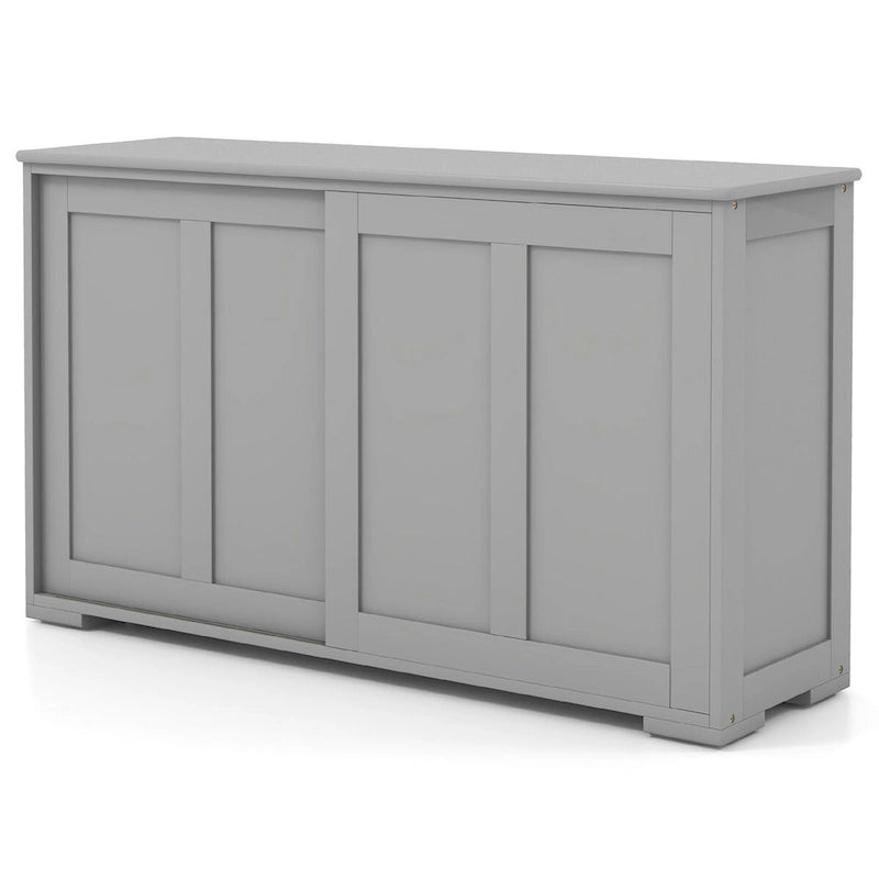 Credenza da cucina impilabile in stile antico con ripiano regolabile in altezza - 42 x 13 x 24.5 (L x W x H)
