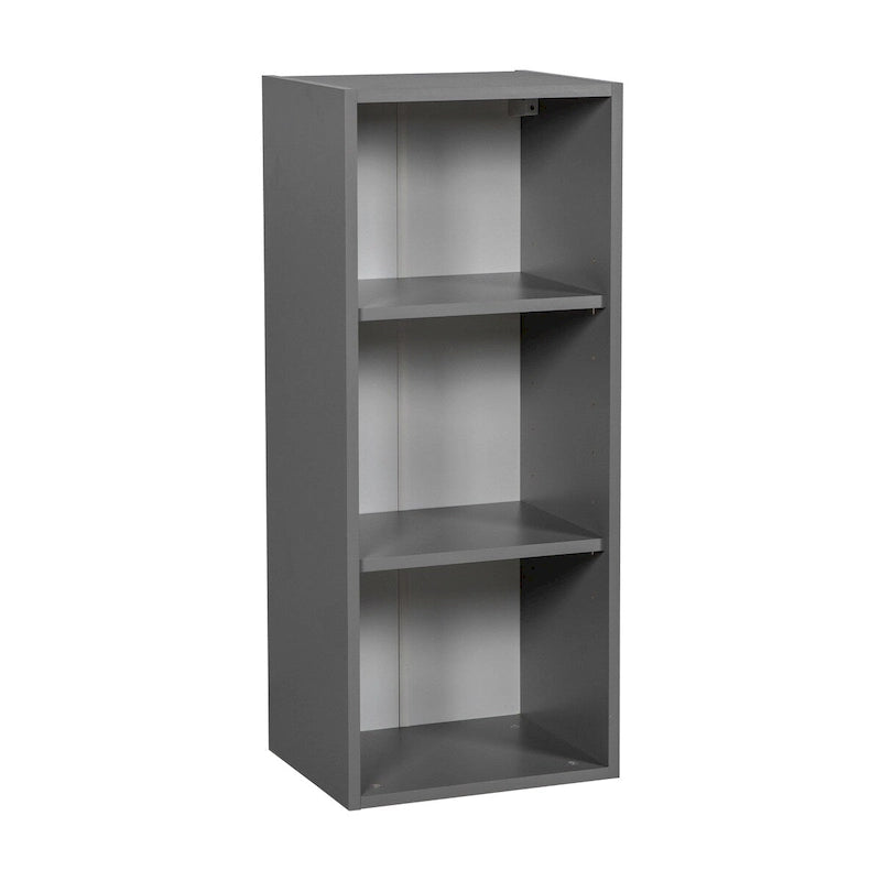 Meuble haut mural 9 x 36 - une porte - gris