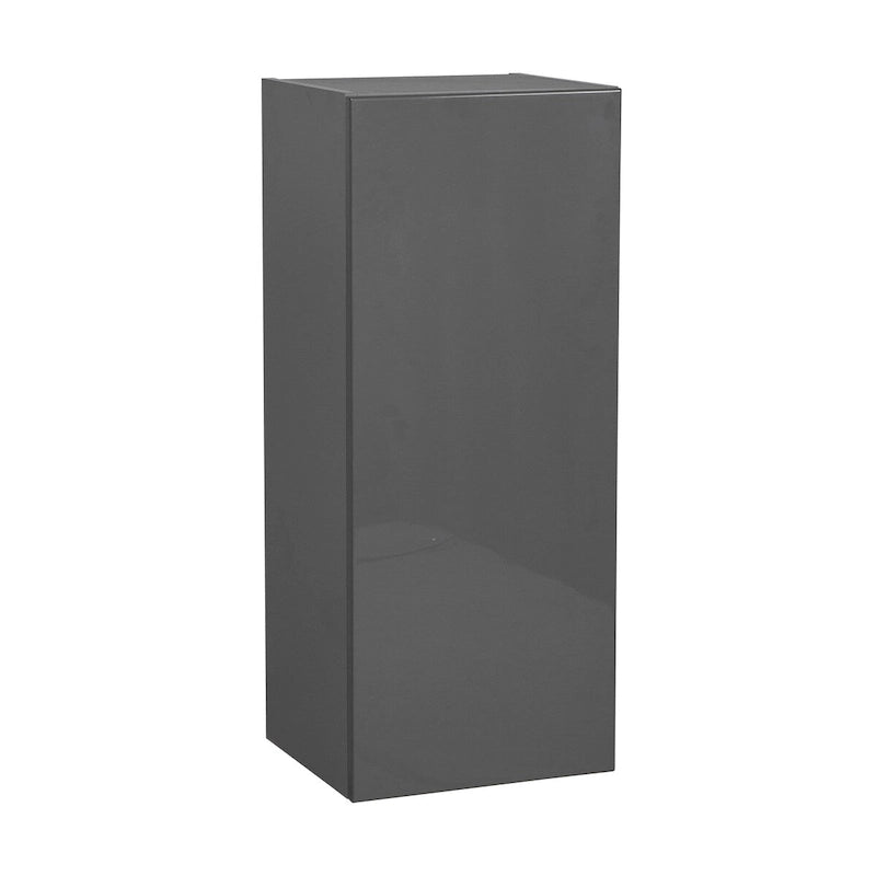 Meuble haut mural 9 x 36 - une porte - gris