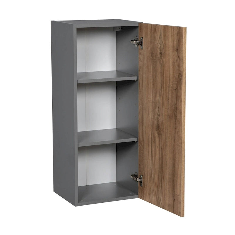 9 x 36 Wandschrank - eintürig - grau