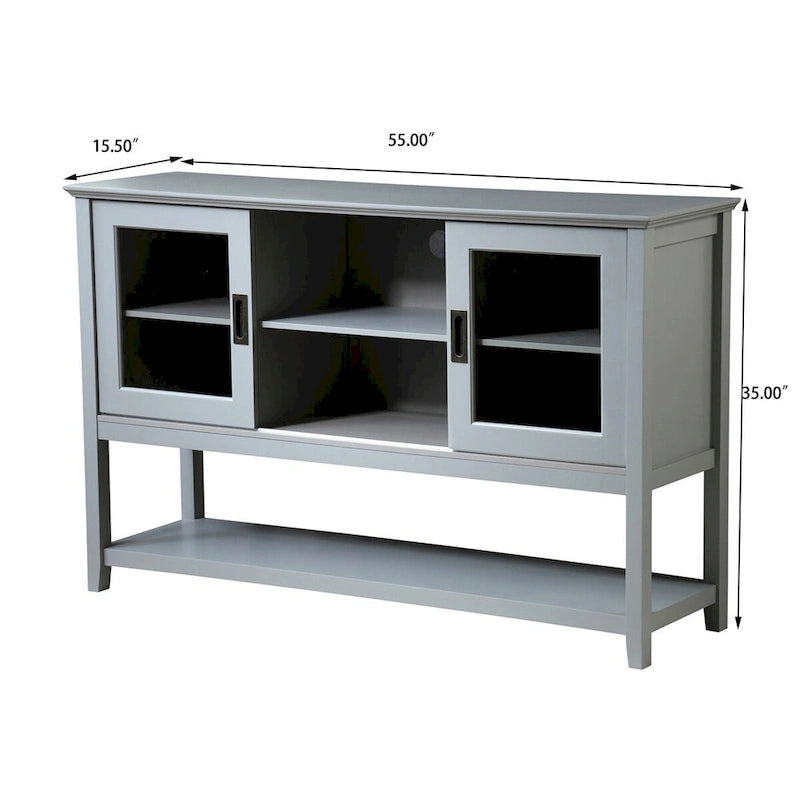 Sideboard-Buffettisch mit Türen