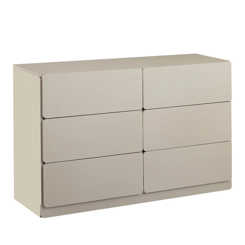 Bar Cabinet with Six Drawers and Sturdy Scratch Resistant Finish