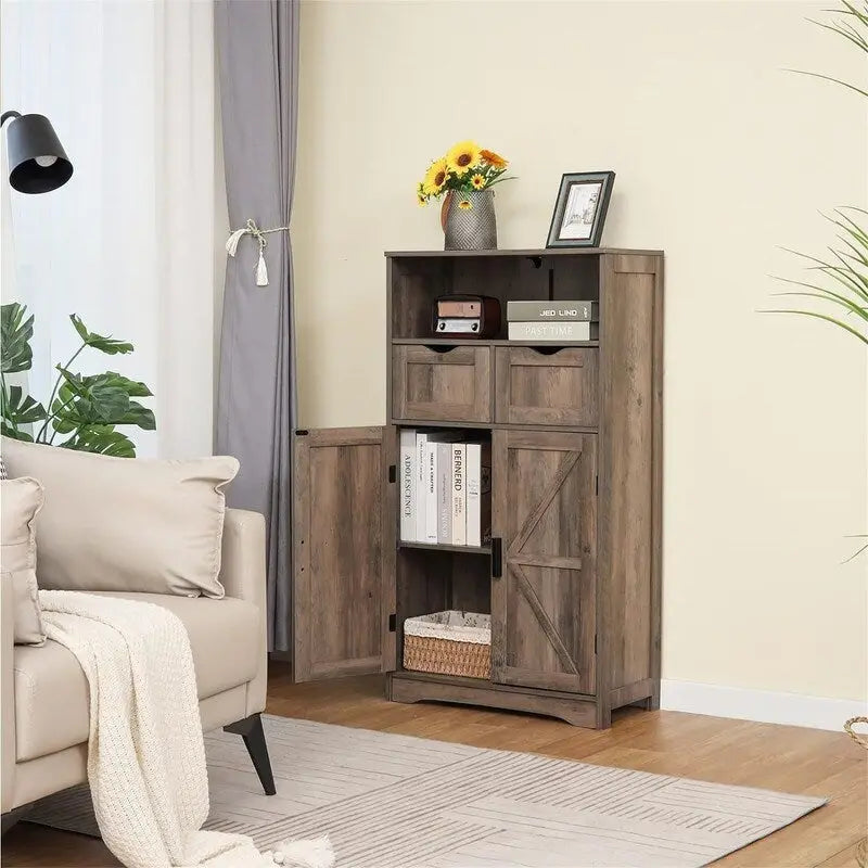 Unterschrank mit 2 Türen und 2 Schubladen - 11.4D x 23.6W x 42.7H