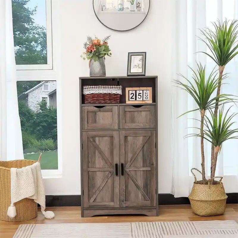 Unterschrank mit 2 Türen und 2 Schubladen - 11.4D x 23.6W x 42.7H