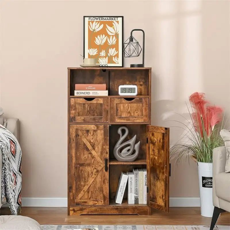 Unterschrank mit 2 Türen und 2 Schubladen - 11.4D x 23.6W x 42.7H