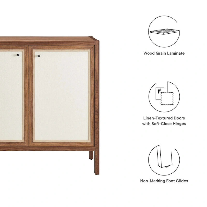 33 Wood Grain Storage Cabinet