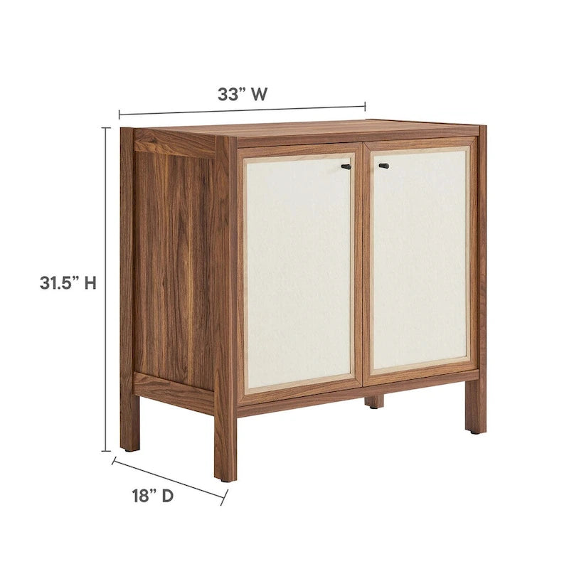 33 Wood Grain Storage Cabinet