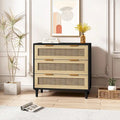 Armoire en rotin de 31.50L à 3 tiroirs