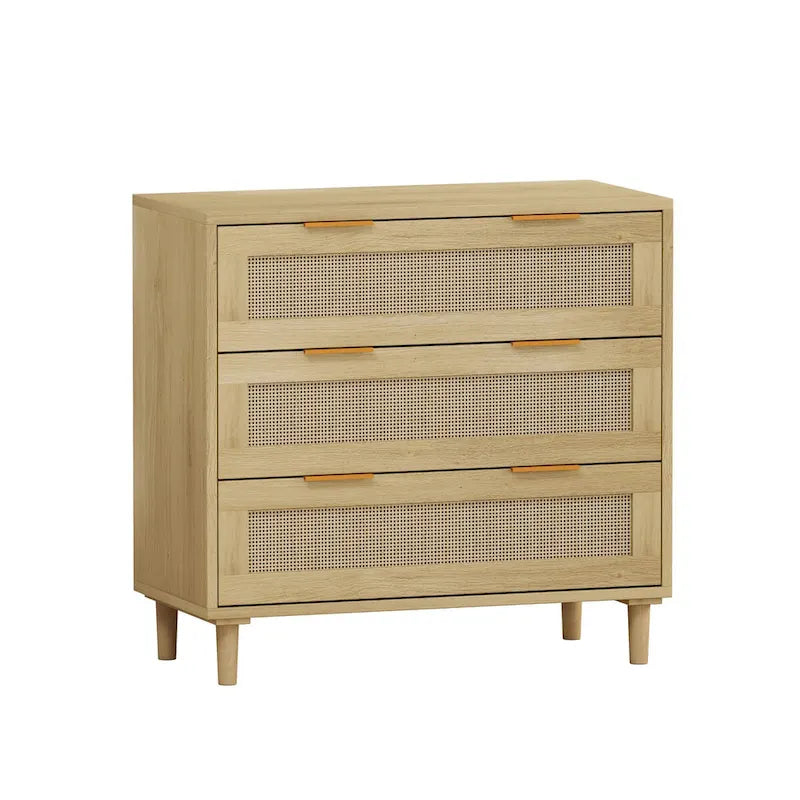 Armoire en rotin de 31.50L à 3 tiroirs