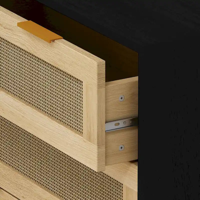 Armoire en rotin de 31.50L à 3 tiroirs