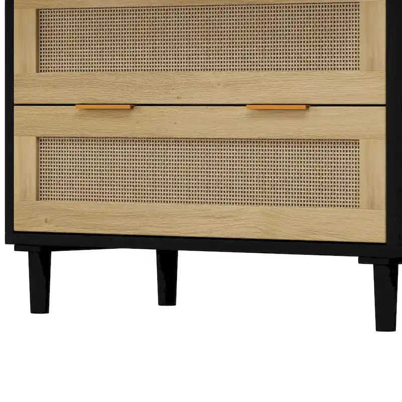 Armoire en rotin de 31.50L à 3 tiroirs