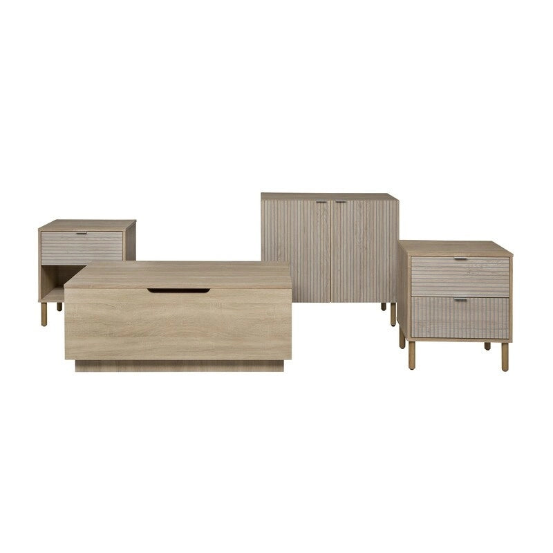 Brauner Schrank mit 2 Türen
