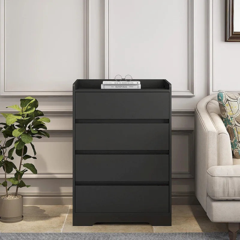 Moderner Holzkommodenschrank mit stabilem Rahmen