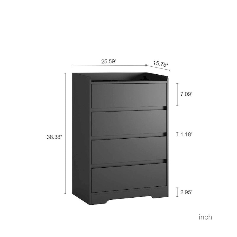 Moderner Holzkommodenschrank mit stabilem Rahmen