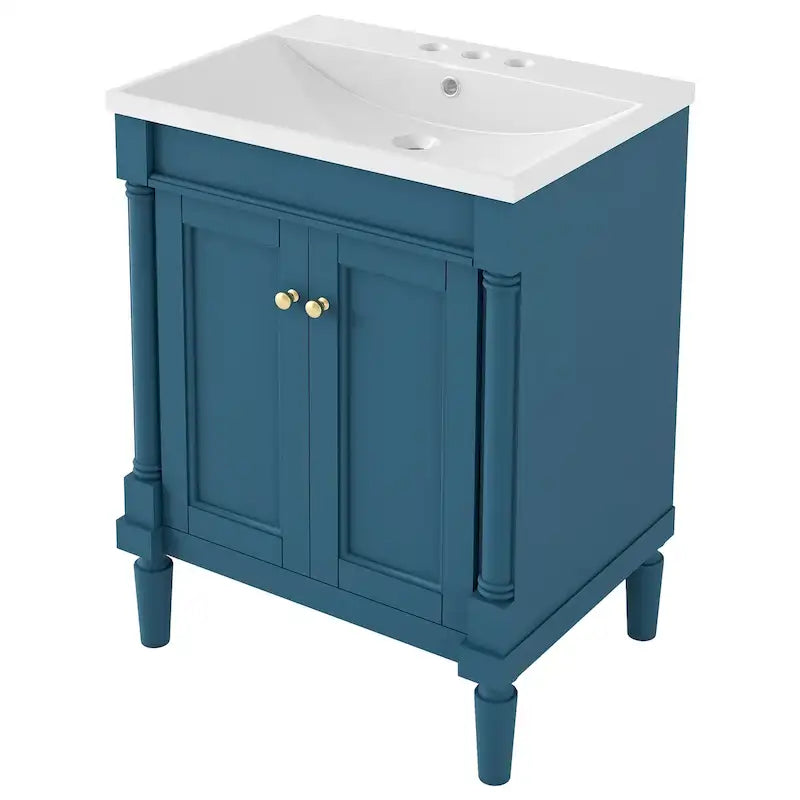 Meuble-lavabo de salle de bains à vasque simple