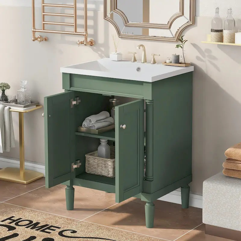 Meuble-lavabo de salle de bains à vasque simple