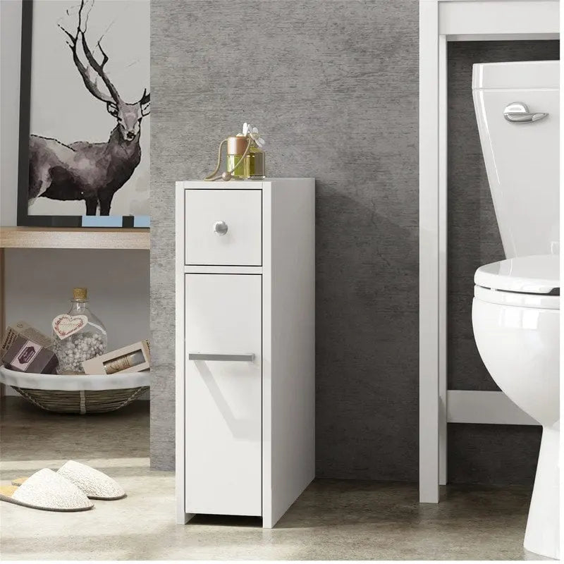 Armoire de rangement fine pour salle de bains - 19.69D x 6.45W x 22.83H