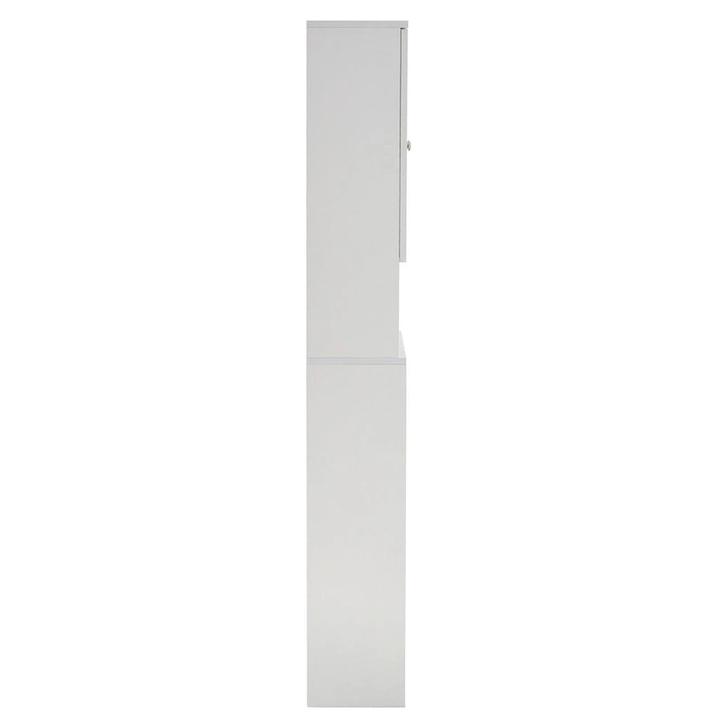 Organisateur de rangement de salle de bains au-dessus des toilettes