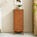 Armoire basse moderne de salle de bains et armoire à linge avec étagères réglables, laiton antique (14.5 x 12.6 x 35.7)