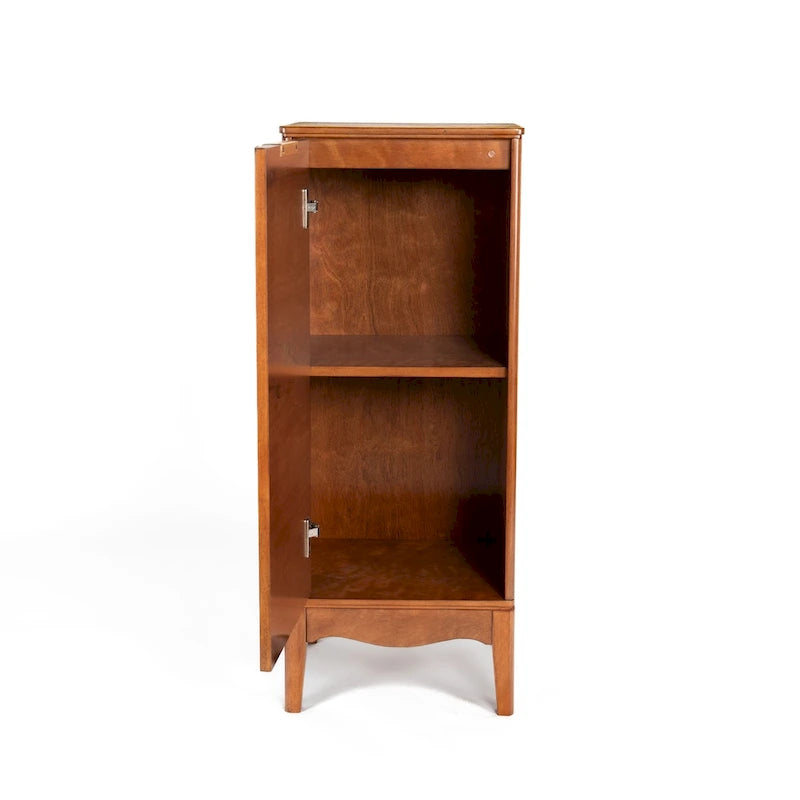 Armoire basse moderne de salle de bains et armoire à linge avec étagères réglables, laiton antique (14.5 x 12.6 x 35.7)